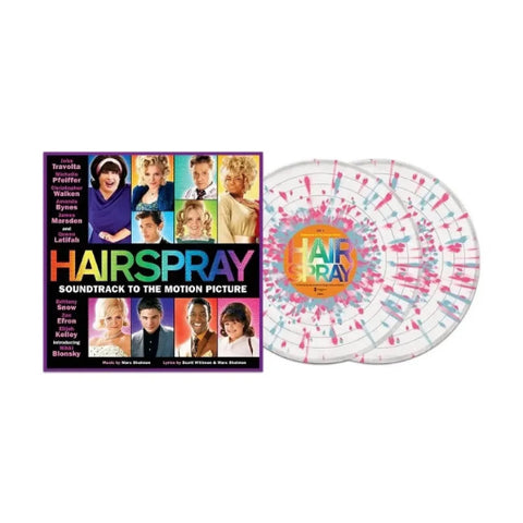 Hairspray Soundtrack (Blue/Pink Splatter Coloured 2LP Vinyl)