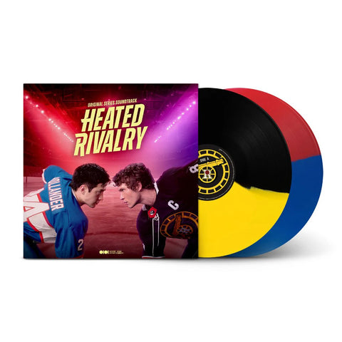 Heated Rivalry (Soundtrack)(Montreal vs Boston Blue/Red & Black/Yellow Split Coloured 2LP Vinyl)