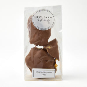 Honeycomb Milk Choc (150g) - New Farm Confectionery