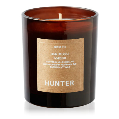 Hunter Candles - Oak Moss & Amber: Angus