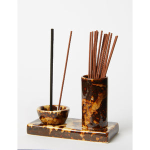 Gentle Habits Ceramic Incense Caddy (Chocolate) – Gentle Habits