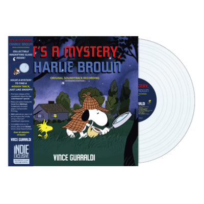 Guaraldi, Vince - It's a Mystery, Charlie Brown (Indie Exclusive Clear Vinyl)