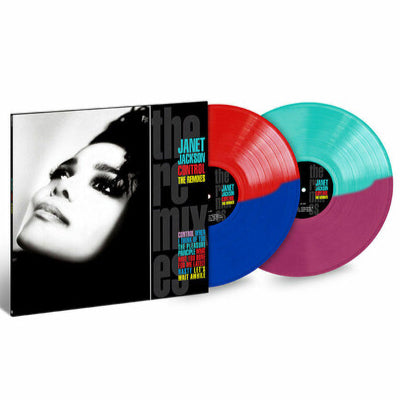 Jackson, Janet - Control: The Remixes (Limited Blue / Red & Sea Glass / Lavender Coloured 2LP Vinyl)
