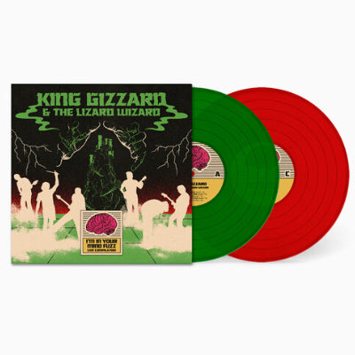 King Gizzard & The Lizard Wizard - I'm In Your Mind Fuzz Live (Limited Indies Red / Green Coloured 2LP Vinyl)