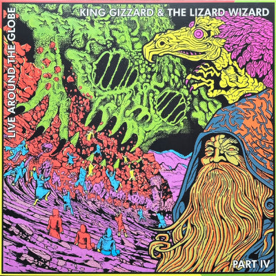 King Gizzard And The Lizard Wizard – Live Around The Globe - Part IV (Limited Red & Purple Coloured Marble Vinyl) (RSD2024)