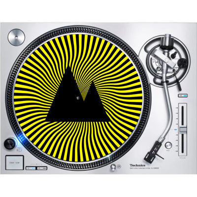 Happy Valley "Large Logo" Yellow & Black Premium 12" Vinyl Slipmat (Single Slipmat)