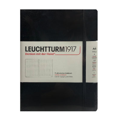 Leuchtturm 1917 A5 Bullet / Dotted Notebook - Black