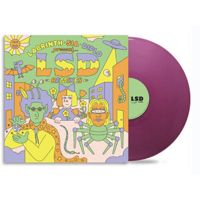 LSD (Labrinth, Sia and Diplo) - Labrinth, Sia & Diplo presents... LSD: The Remixes (Purple Coloured Vinyl)