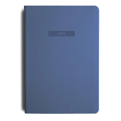 Classic Weekly Notes Diary 2026 A5 (Soft Element Blue Cover) - MiGoals