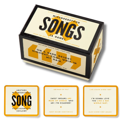 Misunderstood Songs Game: A Party Game All About Identifying Songs - Brass Monkey