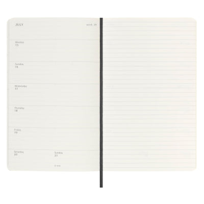 Moleskine 2024-2025 / 18-Month Diary : Weekly (Large Hardcover Black)