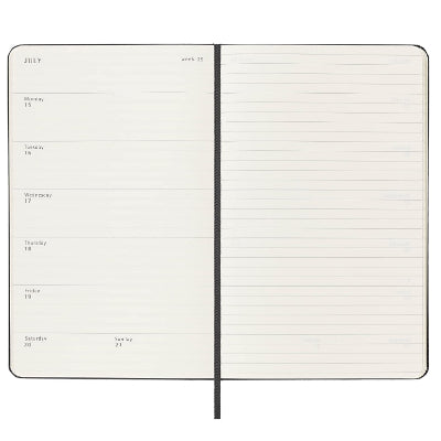 Moleskine 2023-2024 / 18-Month Diary : Weekly (Large Hardcover Black)