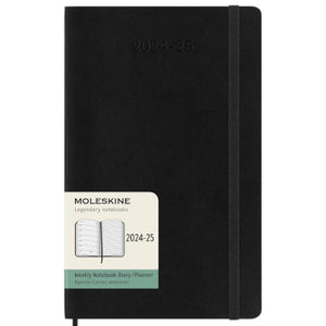 Moleskine 2024-2025 / 18-Month Diary : Weekly (Large Hardcover Black)