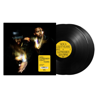 Nas & DJ Premier - Light Years (2LP Black Vinyl) - Happy Valley