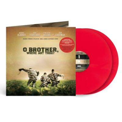 O Brother Where Art Thou? (Music From A Film By Joel Coen & Ethan Coen) (25th Anniversary 2LP Dapper Red Coloured Vinyl)