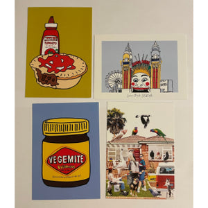 Australia Postcards (Pack of 4)