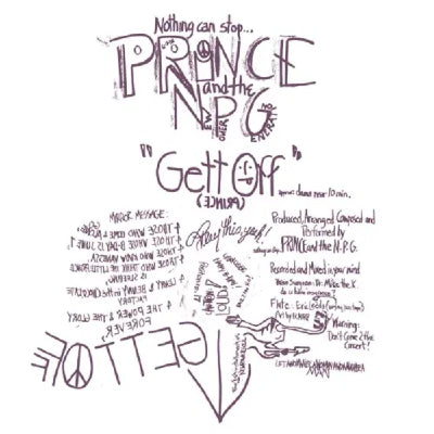 Prince & The New Power Generation - Gett Off (RSD 2023) (One-Sided Black Vinyl)