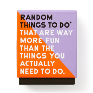 Random Things To Do Box - Brass Monkey