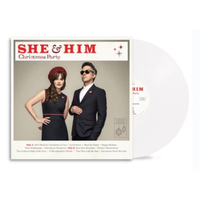 She & Him - Christmas Party (RSDBF Exclusive Snowflake White Vinyl)