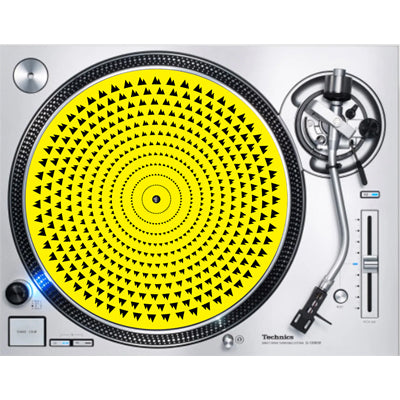 Happy Valley Yellow & Black Premium 12" Vinyl Slipmats (3 Pack)