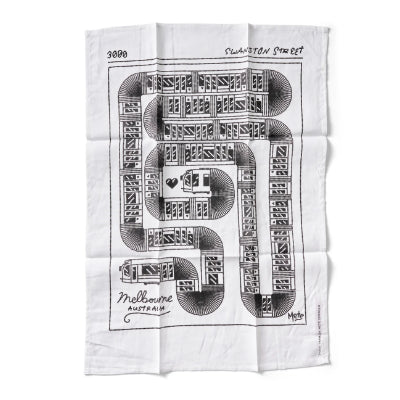 Mixed Business Tea Towel - Snake Tram