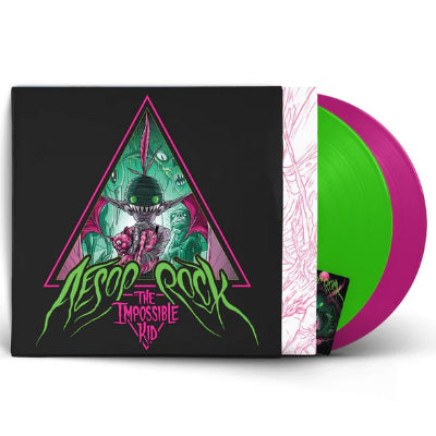 Aesop Rock - Impossible Kid (Limited Neon Pink & Green Coloured Vinyl)