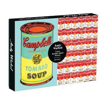 Andy Warhol Soup Can 2-Sided 500 Piece Puzzle - Happy Valley Galison, Andy Warhol Puzzle