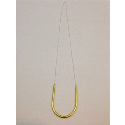 Anna Varendorff Brass Necklace - Small U - Happy Valley Anna Varendorff Necklace