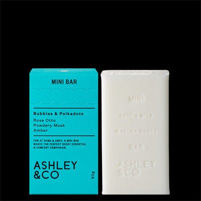 Ashley & Co Mini Bar Soap - Bubbles & Polkadots - Happy Valley Ashley & Co Soap