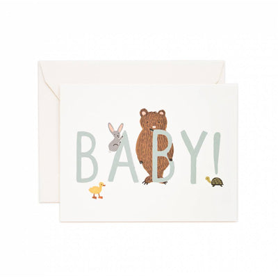 Rifle Paper Co Card - Baby! Animals