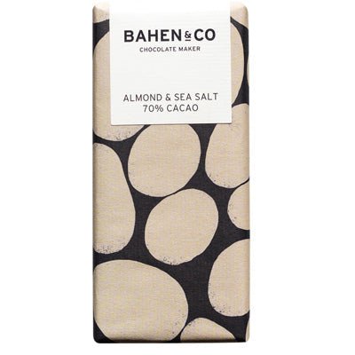 Bahen & Co Chocolate - Almond Sea Salt 70% Cacao - Happy Valley Bahen & Co Chocolate