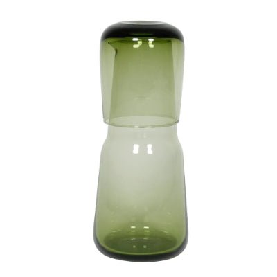 Bison Home Glassware - Birgit Carafe & Elias Tumbler set (Olive) - Happy Valley