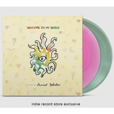 Johnston, Daniel - Welcome To My World (Limited Indies Pink & Coke Bottle Coloured 2LP Vinyl)