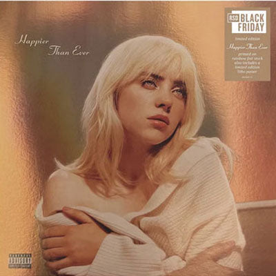 Eilish, Billie - Happier Than Ever (Rainbow Sleeve 2LP Black