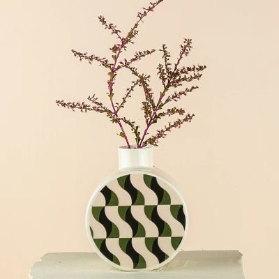 Erin Lightfoot Porcelain Vase - Late Night Bud Design - Happy Valley Erin Lightfoot Ceramics