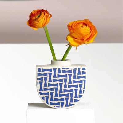 Erin Lightfoot Porcelain Vase - Mimi Boat Design - Happy Valley Erin Lightfoot Ceramics