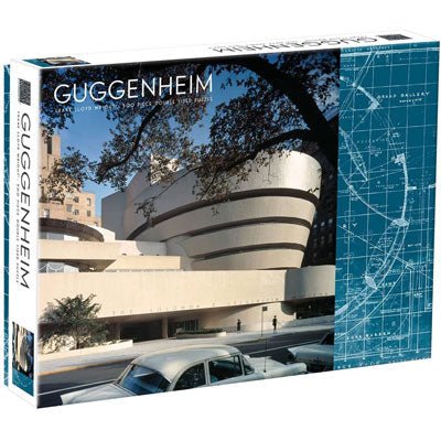 Frank Lloyd Wright Guggenheim 2-Sided 500 Piece Puzzle - Happy Valley Galison, Frank Lloyd Wright Jigsaw Puzzle