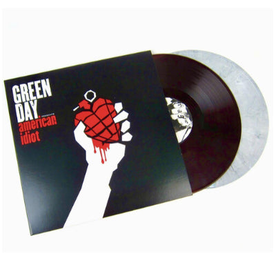 Green Day - American Idiot (Limited Red / Black Swirl & White / Black Swirl Coloured 2LP Vinyl)