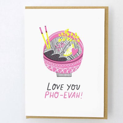 Hello Lucky Card - Love You Pho-Evah! - Happy Valley Hello Lucky Card