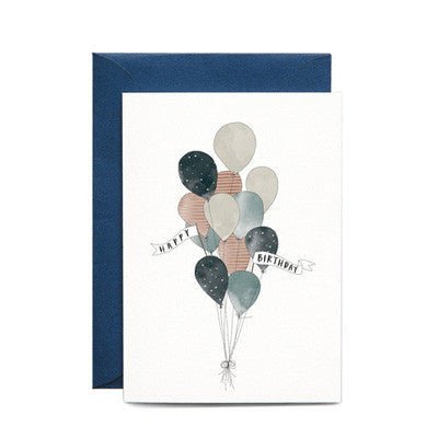 In The Daylight Card - Happy Birthday Balloons - Happy Valley In The Daylight Card