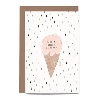 In The Daylight Card - Have A Sweet Birthday (Ice Cream) - Happy Valley In The Daylight Card