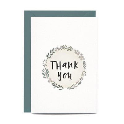 In The Daylight Card - Thank You Wreath - Happy Valley In The Daylight Card