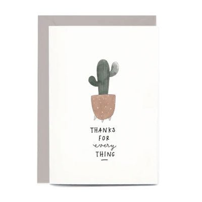 In The Daylight Card - Thanks For Everything Cactus - Happy Valley In The Daylight Card