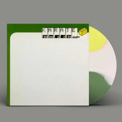 Karate - The Bed Is In The Ocean (Limited Leo Tri-Colour (Green, Yellow & White) Vinyl Reissue)