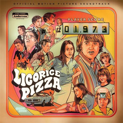 Licorice Pizza Soundtrack (Limited Edition Red 2LP Vinyl) - Happy Valley Licorice Pizza Vinyl