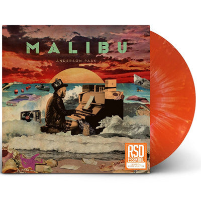 Anderson .Paak - Malibu (Limited Orange & White Coloured Splatter