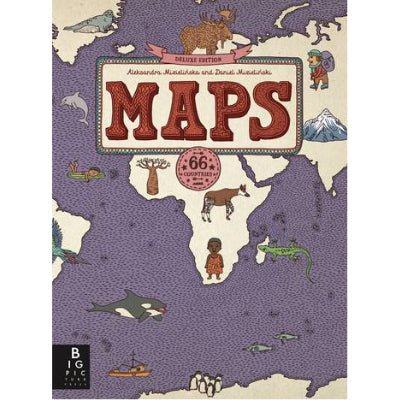 Maps (Deluxe Edition) - Happy Valley Aleksandra Mizielinska, Daniel Mizielinski Book