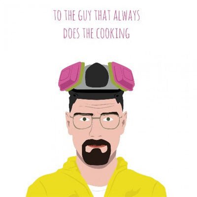 Meet Me In Shermer Card - Breaking Bad To The Guy That Always Does The Cooking - Happy Valley Meet Me In Shermer Card