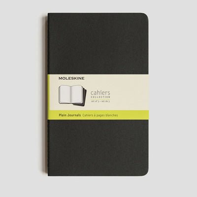 Moleskine Notebook - Cahier Large Plain Black (Set of 3) - Happy Valley Moleskine Notebook