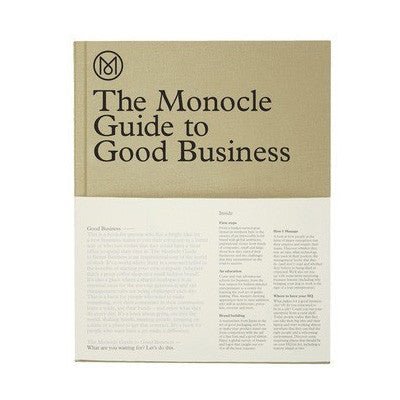 Monocle Guide To Good Business - Happy Valley Monocle Book